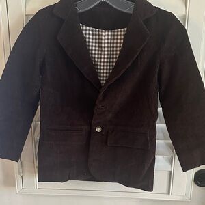 Kelly's Kids Dark Brown Corduroy Blazer